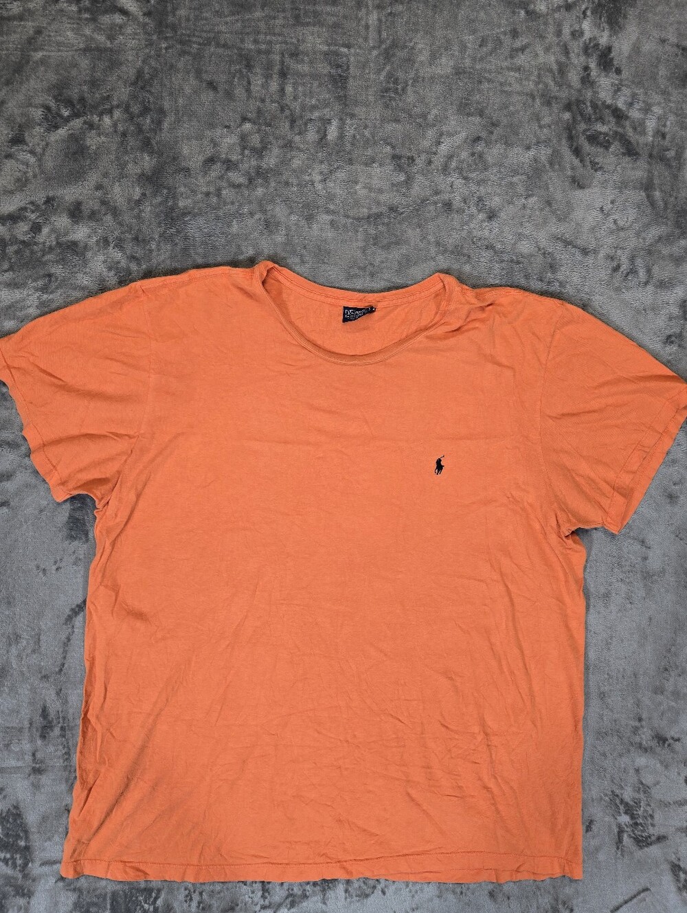 Vintage Y2K Polo Ralph Lauren Orange T Shirt Size XL